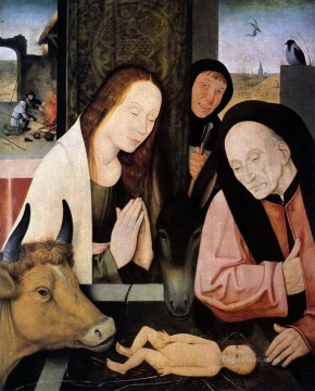 Hieronymus Bosch Painting - adoration of the child Hieronymus Bosch